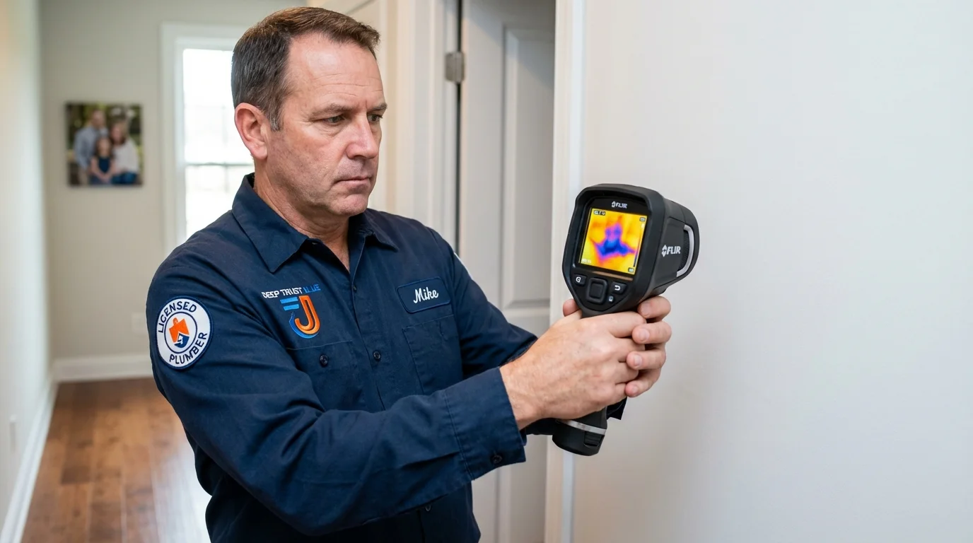Thermal imaging leak detection by Johns Plumbing LLC in Averill Park